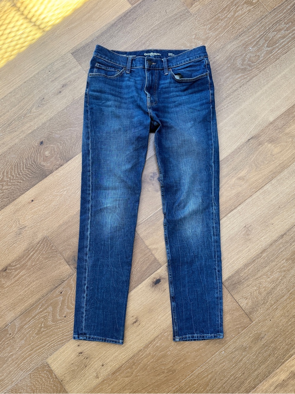 Goodfellow & Co Dark Blue Slim Skinny Straight Jeans 32 x 32 - Picture 2 of 6